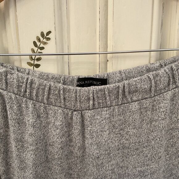 Banana Republic Pants Womens Gray Sweater Pant Wide Leg Pull On, Size M - Picture 9 of 15